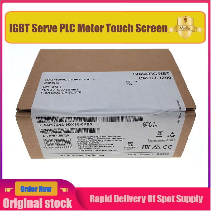

New original 6GK7242-5DX30-0XE0 CM1242-5DP communication module S7-1200 6GK72425DX300XE0 spot