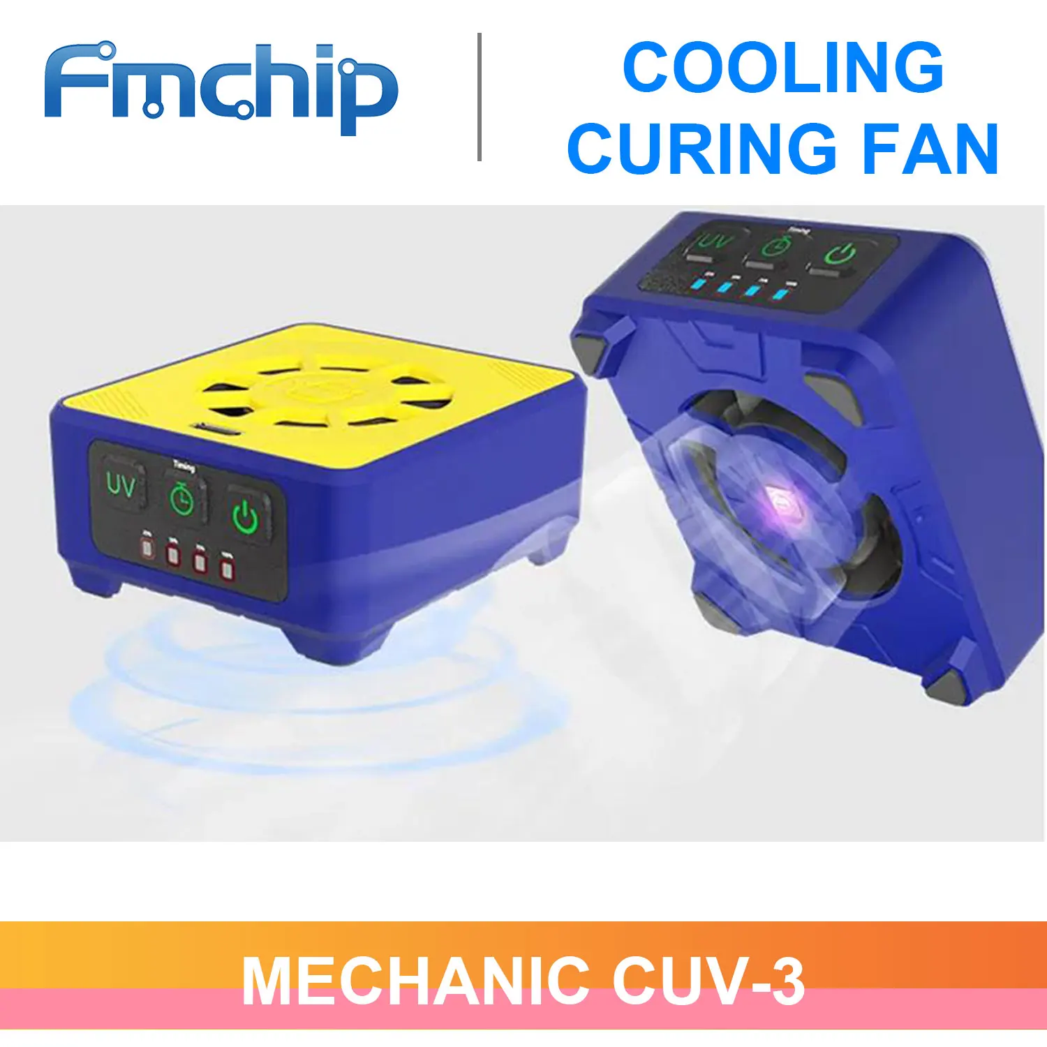 

MECHANIC CUV-3 Cooling Curing Fan SMALL SIZE STRONG PERFORMANCE 3S Cooling for Motherboard Fast Heat Dissipation