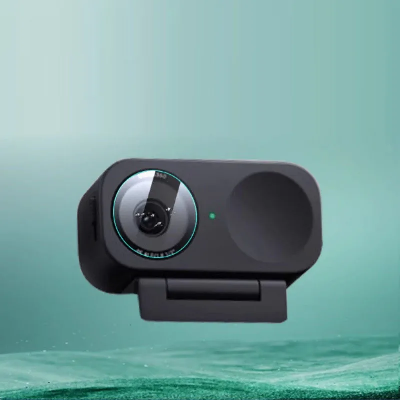 2 قطعة حامي الزجاج المقسى الصلب HD عدسة طبقة رقيقة واقية غطاء درع ل Insta360 Link 2/2C 4K ملحقات حماية كاميرا الويب