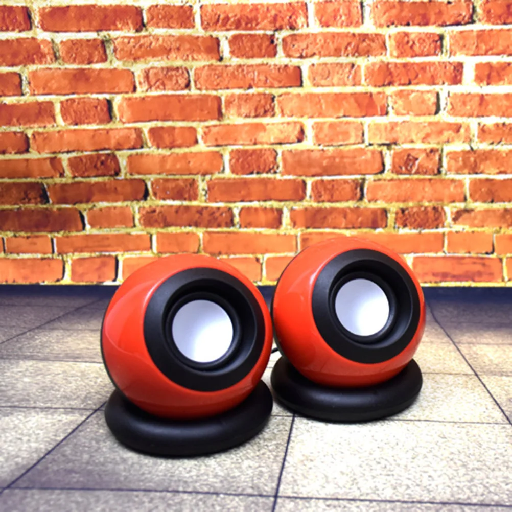 

1 Pair Mini Multimedia Computer Speakers Usb 3.5Mm Compact Stereo Desktop Loudspeaker Pc Laptop Portable Volume Control 100Cm