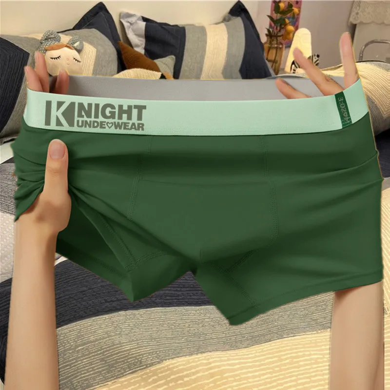 

Мужские трусы-боксеры большого размера из чистого хлопка, антибактериальные, дышащие, недорогая одежда