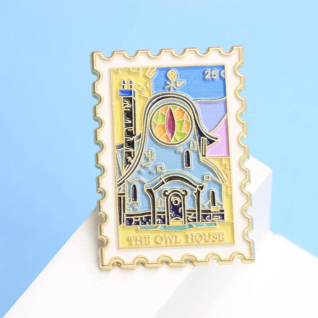 The Owl House Enamel Pin - Cartoon Punk Stamp Style Lapel Badge for Backpack Clothing DIY Collector's Gift