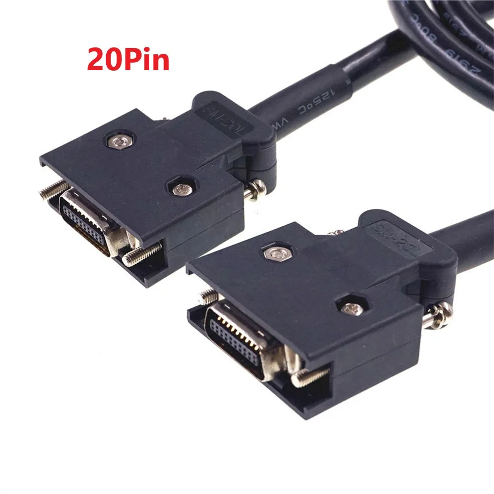 1 Pc SCSI Connector Cable MDR 14 20 26 36 50 Positions Male to Male Plug Adapter 0.75 1 1.5 2 3 5 Meter Extension Soldered