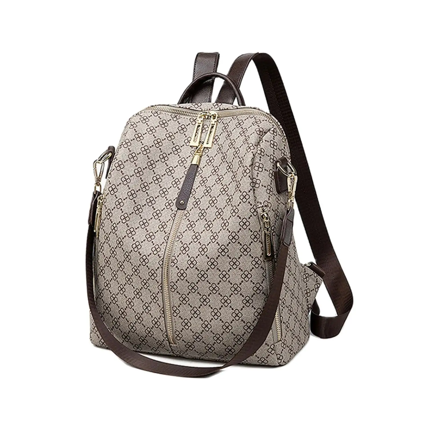 

Women's dual-purpose anti-theft backpack popular and easy to wear Korean version 2024 spring/summer new printed backpack travel
