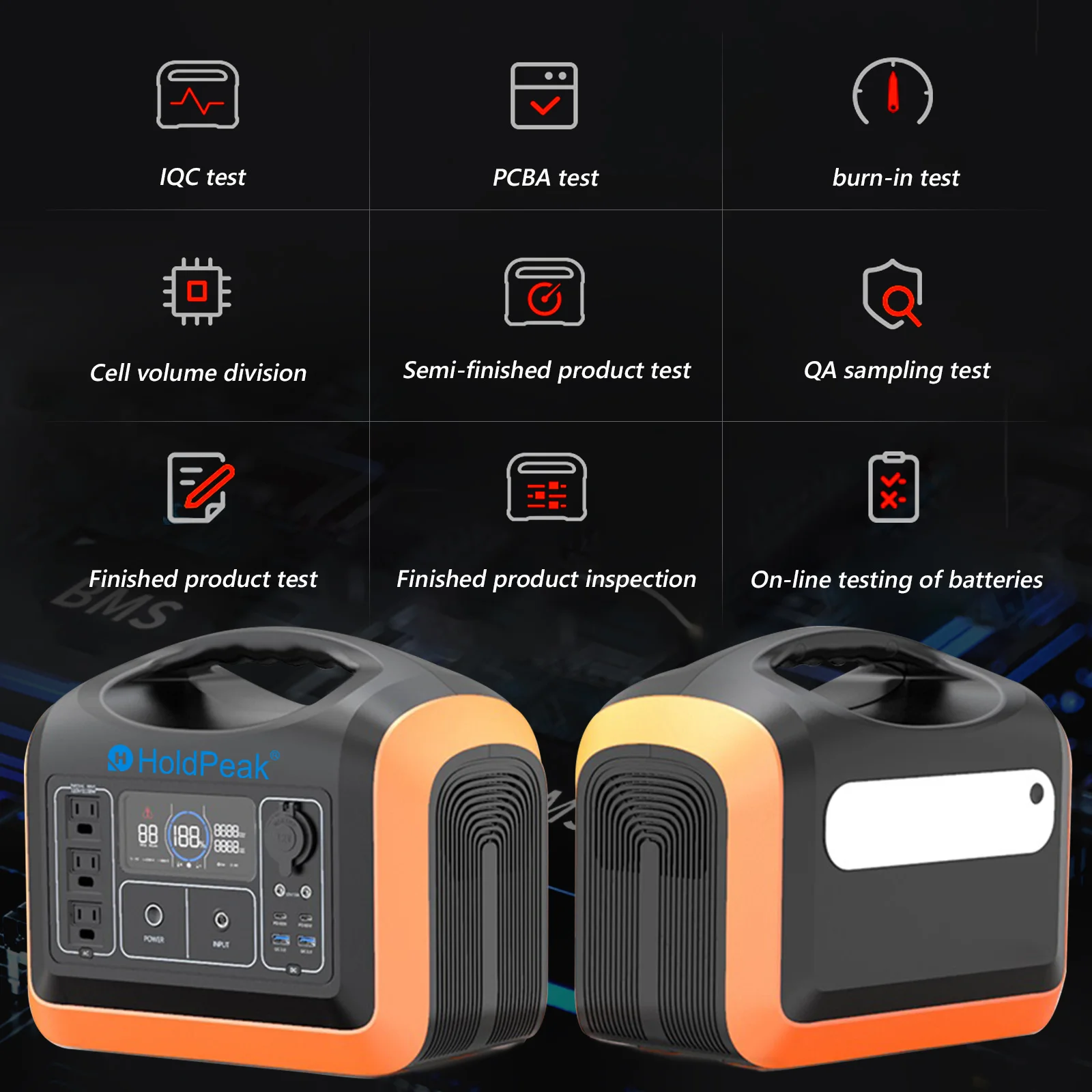 Portable Power Bank Station, Outdoor Solar, Huge Energy Brings, Car Charger, Emergency Power for Camping, 1000W, 200V, 252000mAh