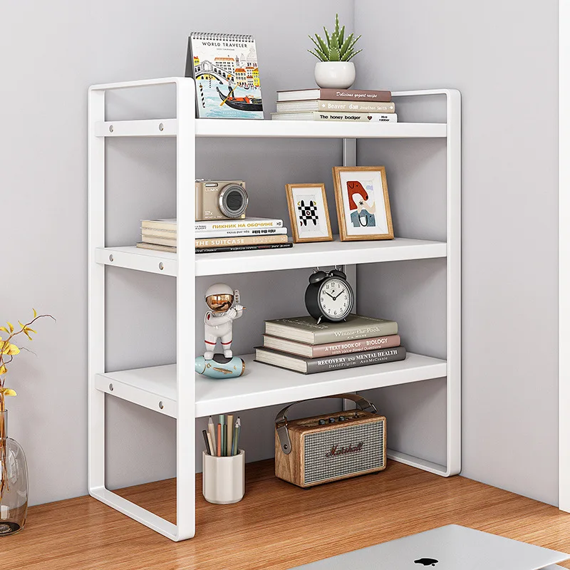 

Home Desktop Shelf Multi-layer Bookshelf Student Desktop Office Computer Desk Layered Cabinet Storage Artifact Clearance