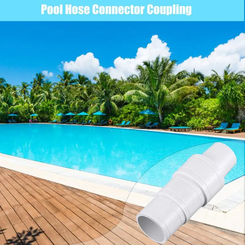 Pool Hose Adapter 1-1/4 Inch Pool Hose Coupling Connectors Pool Vacuum Hose Adapter Hose Connection Joint Pool Maintenance Tools