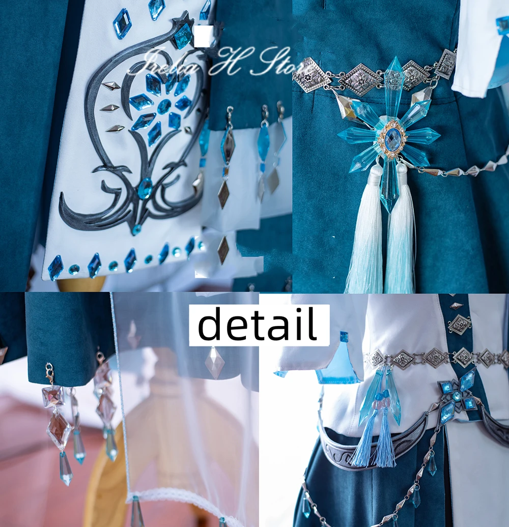 Irelia H 맞춤형 사이즈 제작 FF14 파이널 판타지 XIV, 조준 코스프레 위축 튜닉, 코스튬 여성 게임 할로윈