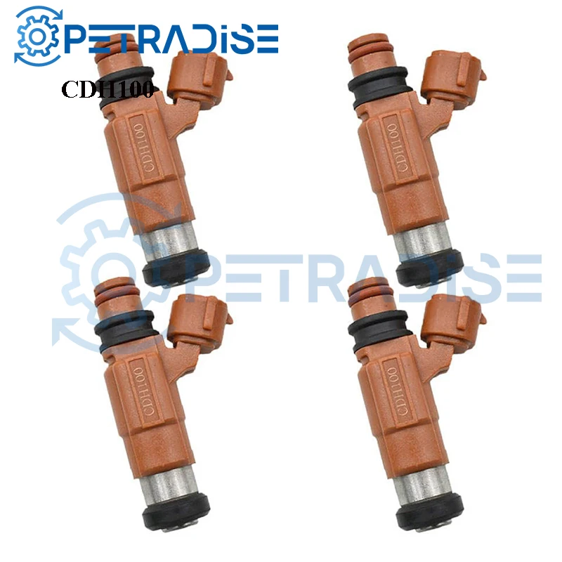 4PCS New Fuel Injectors For 2001-2010 Suzuki Outboard DF90 DF100 DF115 DF140 HP Car Parts OEM CDH100 15710-65D00 68V-8A360-00-00