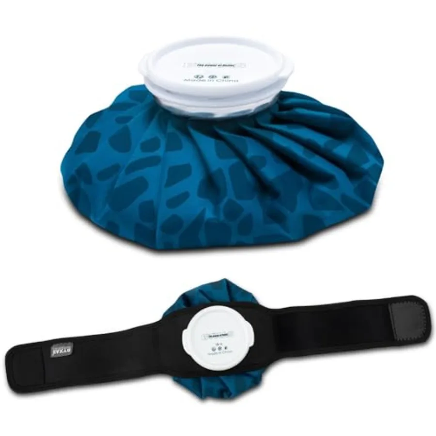 

Ice Pack for Injuries Reusable, Cold Pack Water Bag with Cover, Hot and Cold Therapy and Pain Relief with Elastic Breathable Su