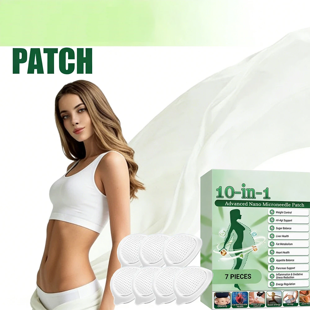 

Пластыри NaturePulse 10-в-1 для метаболизма: контроль аппетита и адаптивная энергия для женщин и мужчин, коррекция фигуры