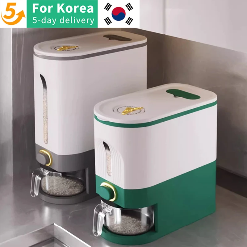 Home Rice Bucket - Insect-proof and Moisture-proof Sealed Container - Food-grade Storage Bin for Rice