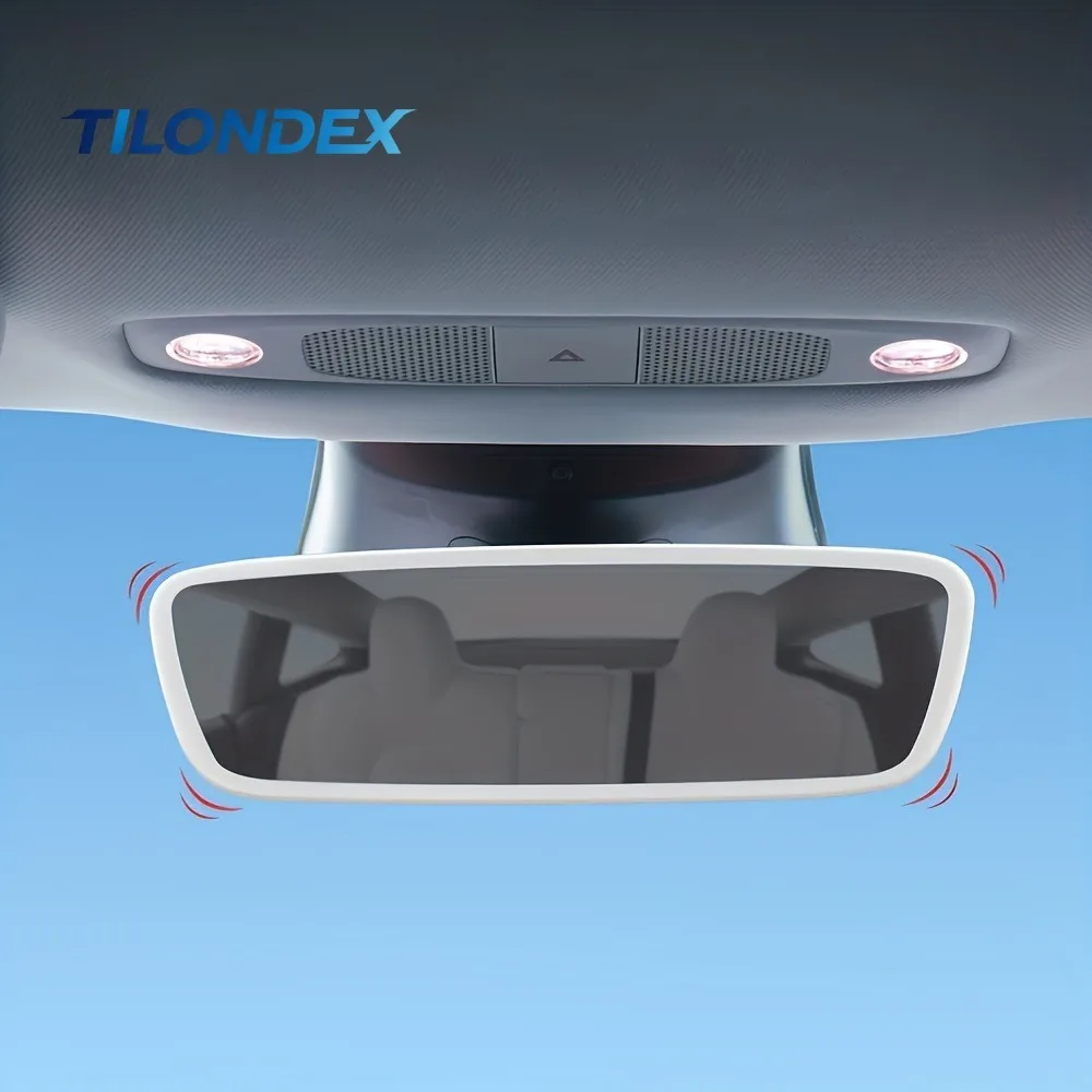 TILONDEX 3pcs Silicone Protective Cover for Tesla Y/3 Center Control Screen Bezel Wireless Charging Pad And Rearview Mirror Inc