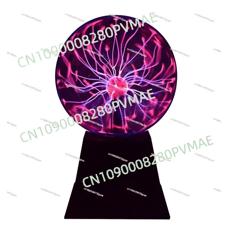 6-Inch ion ball glow ball simulates coil red light blue light 15 cm glass diameter lightning ball