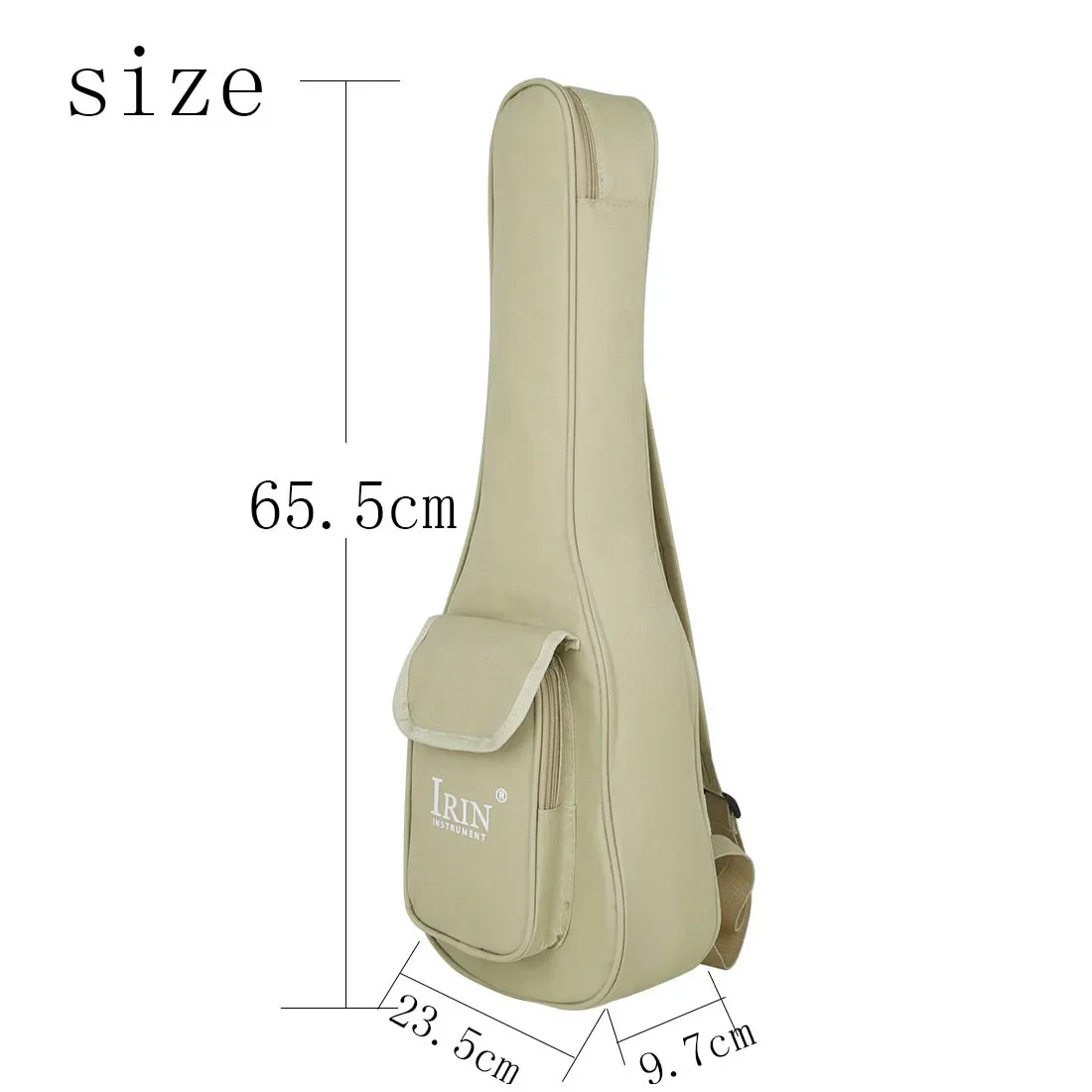 IRIN 24 Inch Ukulele Bag Soft Case Waterproof Oxford Cloth Hawaii 4-String Guitar Backpack Padded Ukulele Parts & Accessories