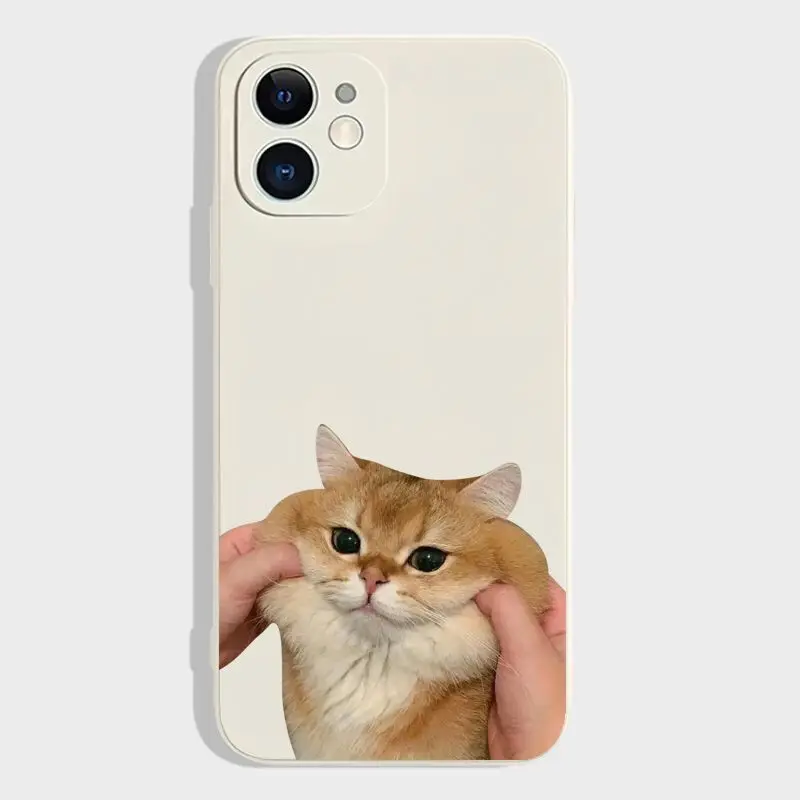Nette hund katze telefon fall für iphone 11 13 pro max 14 plus 12 mini Stoßfest silikon abdeckung für iphone xr xs x 7 plus 8 se2 se3 6