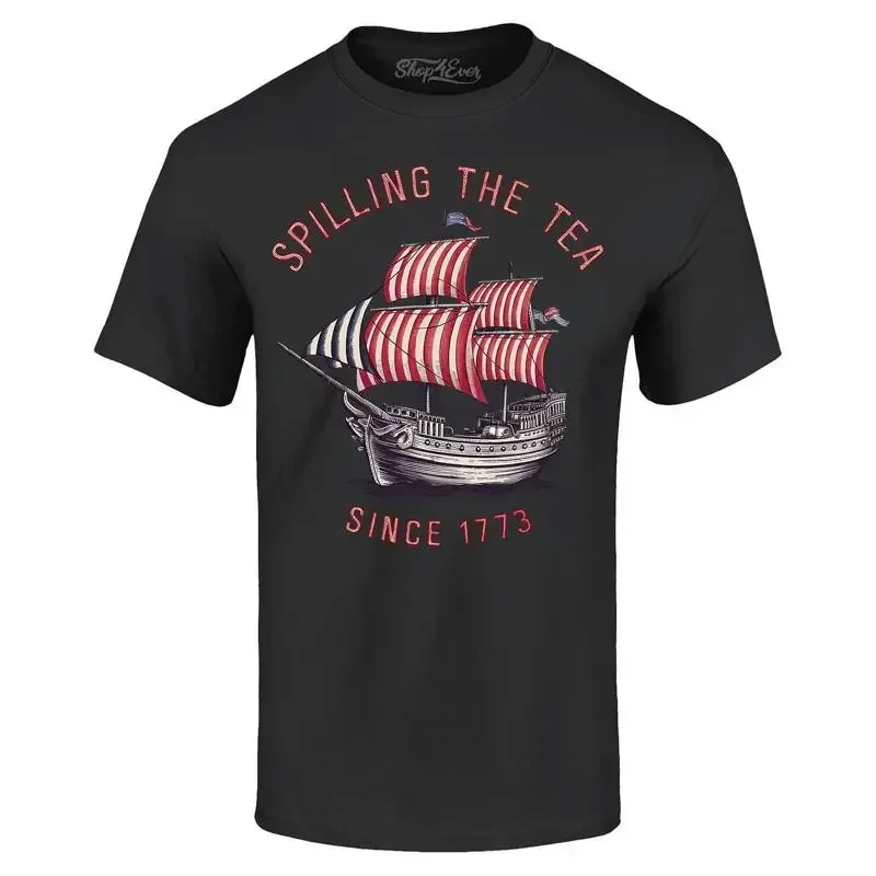 Spilling The Tea Since 1773 T-shirt Fourth July Shirt