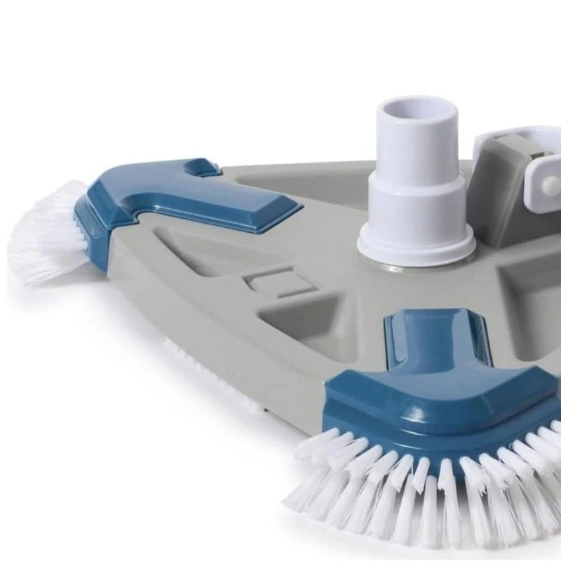 

Rotative Triangular Pool Vacuum Head with Side Brush for Efficient Cleaning Tiles Surfaces Y5GB
