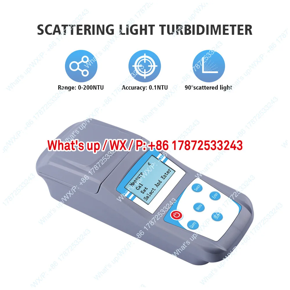 ZD-2A Portable Handheld Microcomputer Turbidity Meter Digital Display Water Quality Assay Colorimetric Method TaP