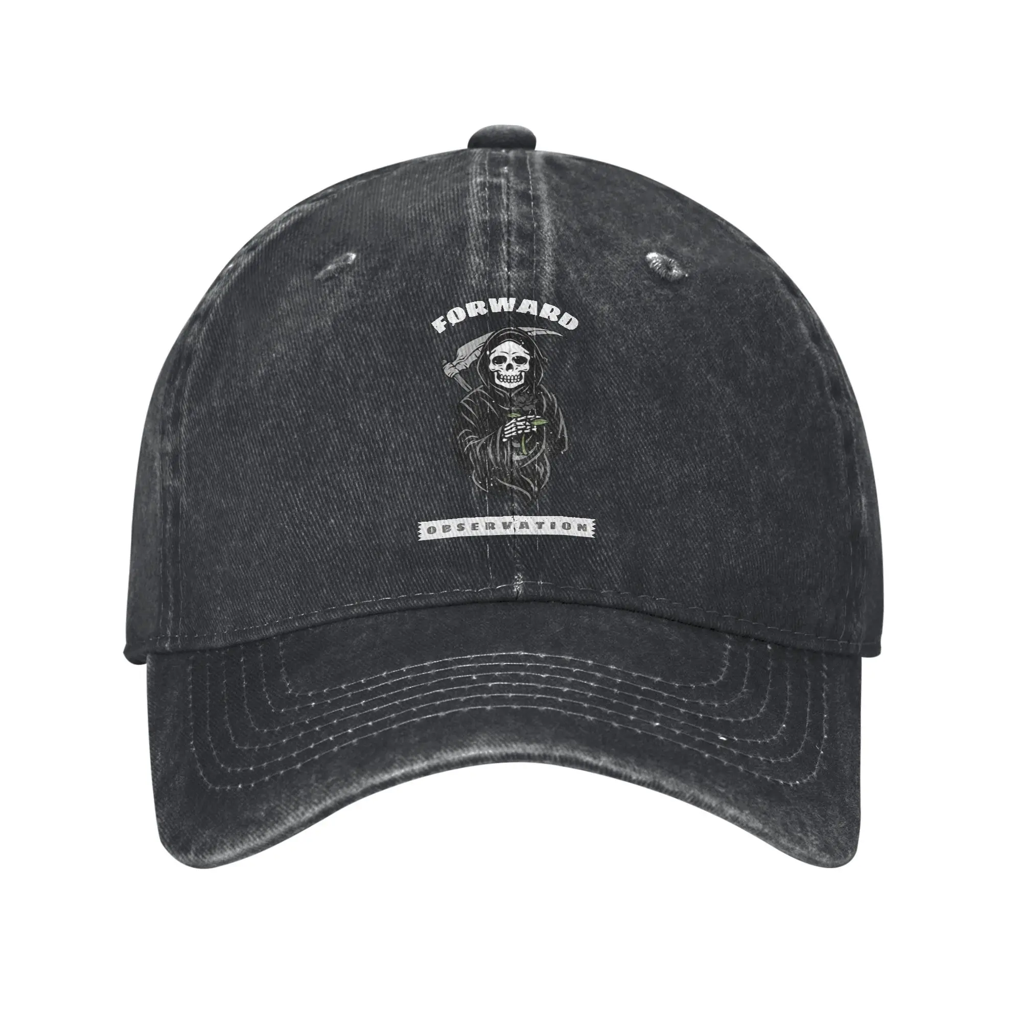 Fashion Forward Observations Baseball Caps for Men Women Distressed Cotton Sun Cap FOG Outdoor Summer Adjustable Fit Hats Cap