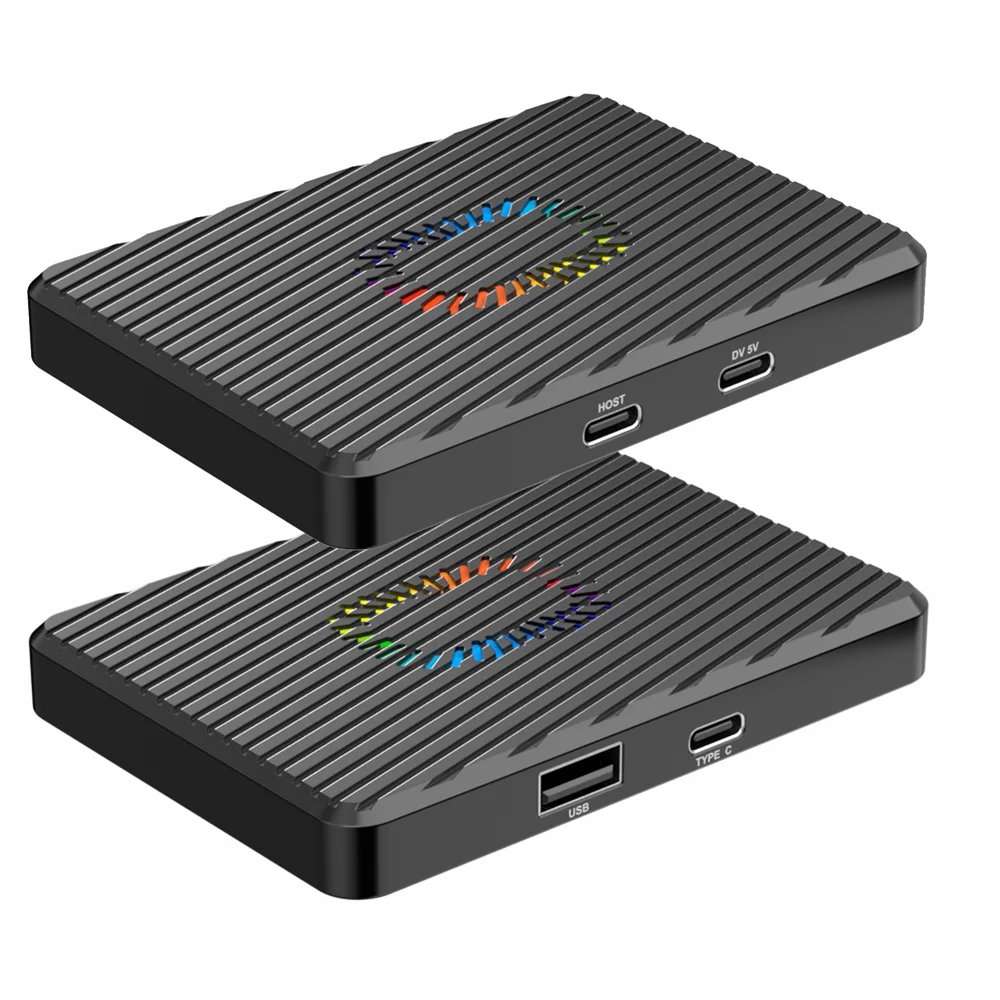 RGB Dual Bays M.2 Nvme y NGFF SSD Enclouse Case 10Gbps 8TB USB 3,2 tipo C estación de acoplamiento M2 PCIE Sata SSD adaptador de caja de disco para PC