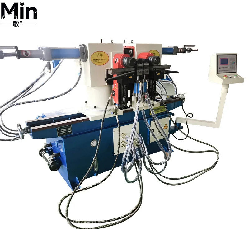 STR SW38 CNC Hydraulic Double Head Pipe Bending Machine Stainless Steel Tube Bender for Industrial Processing Laboratory Use