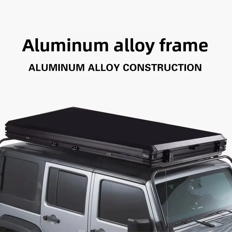 Car Roof Tent Sunroof Automatic Helicopter Portable Suv Aluminum Alloy Hard Top Outdoor Camping Four-season Double-layer Tent