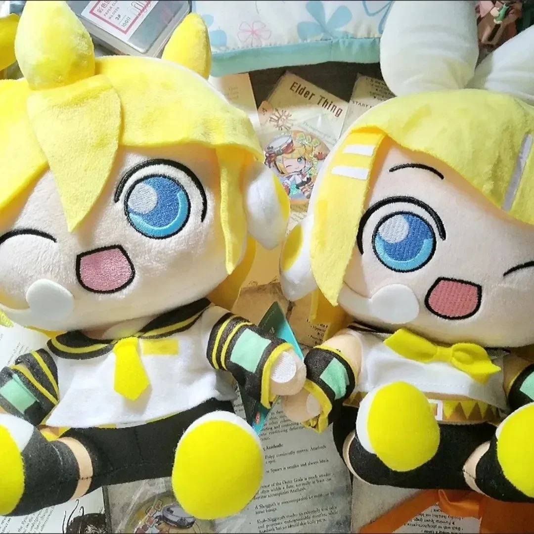 Kwayi-almohada suave de Anime Hatsune Miku PlushToys, muñecos de regalo para niños, Fufu Kagamine Len Kagamine Rin Megurine Luka