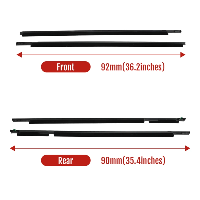 For Toyota Land Cruiser Prado 120 Series 2003-2009 Lexus GX470 Car Weatherstrips Window Glass Sealing Strip Waterproof Sealant