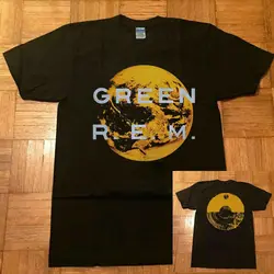 R.E.M 티셔츠, 빈티지 1989 R.E.M 그린 투어 콘서트 티셔츠, REM 록 밴드 티셔츠,