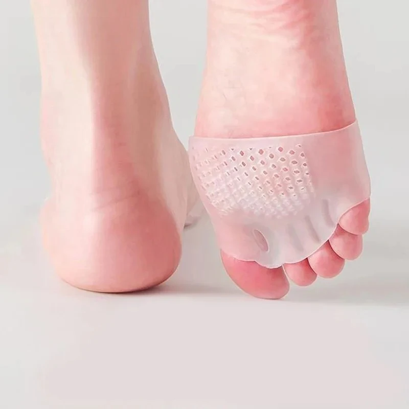 for Foot Health and Bunion Relief 2 Comfortable Silicone Front Foot Pads Perfect for Night and Home Use health health care