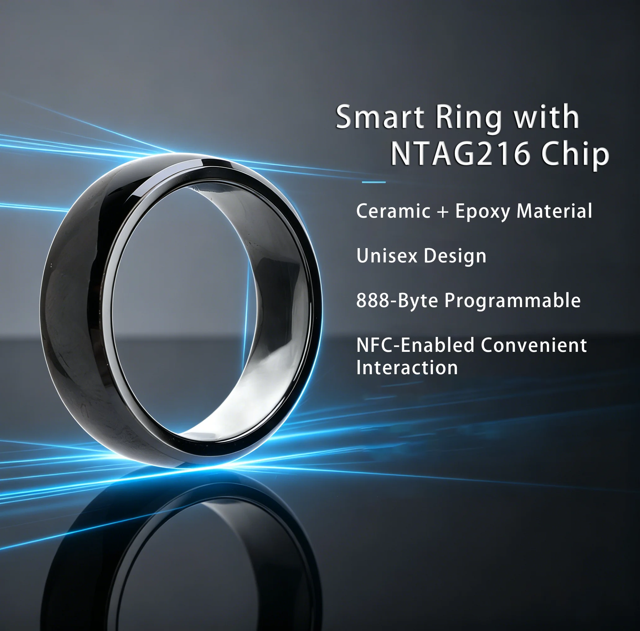 NFC 216 지원 휴대폰 및 기기와 호환되는 NFC  - Smart Ring Nfc Pay 리뷰 및 가격