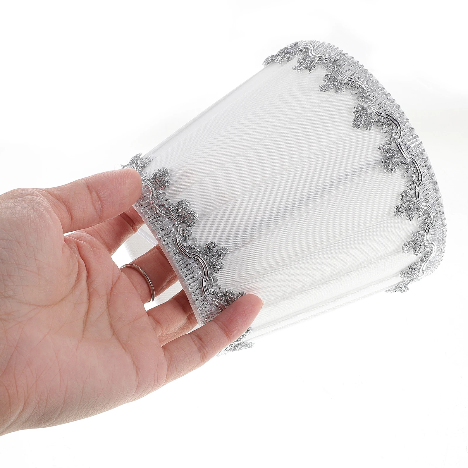 

Hundred Folded Lampshade Small Ceiling Cloth Lampshades For Chandelier Cover Wall Table Vintage Shades Dustproof Easy Install