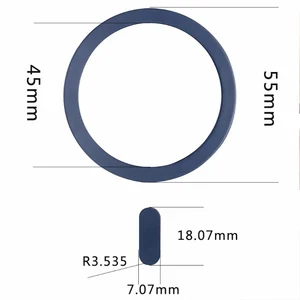 Anel de placa magnética Magsafe, Etiqueta universal do metal, Carregador sem fio, Folha para suporte do carro do ímã, Suporte 9 principais vendas placa universal para split - №2