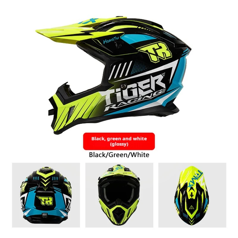 TR off-road helmet scrambling motorcycle riding full face helmet venue competition helmet certified anti-fall collision