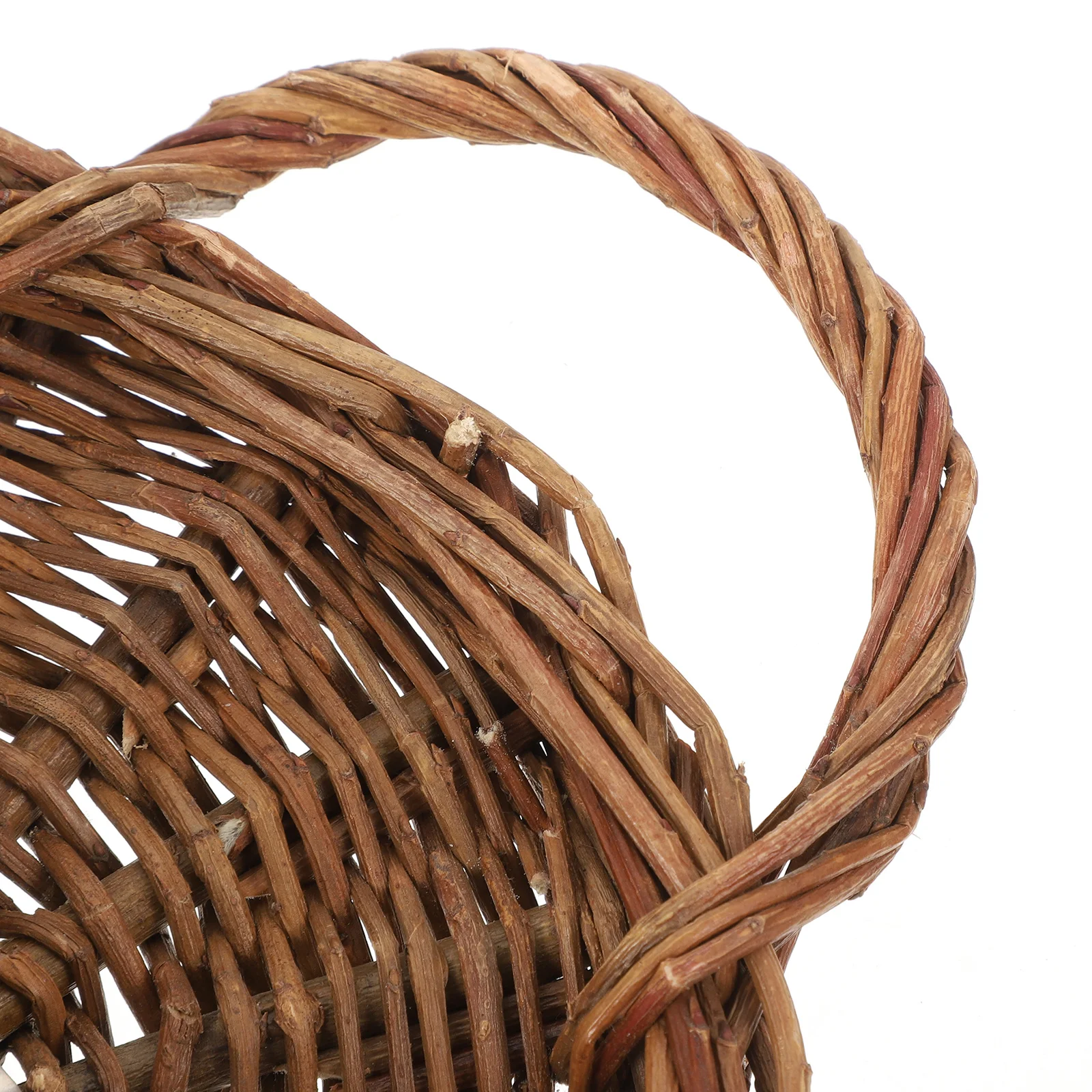 

2pcs Woven For Flower Plants Home Organizer Kitchen Bathroom Door Hanging Storage Basket Woven Wall Flower Storage Baskets Wall