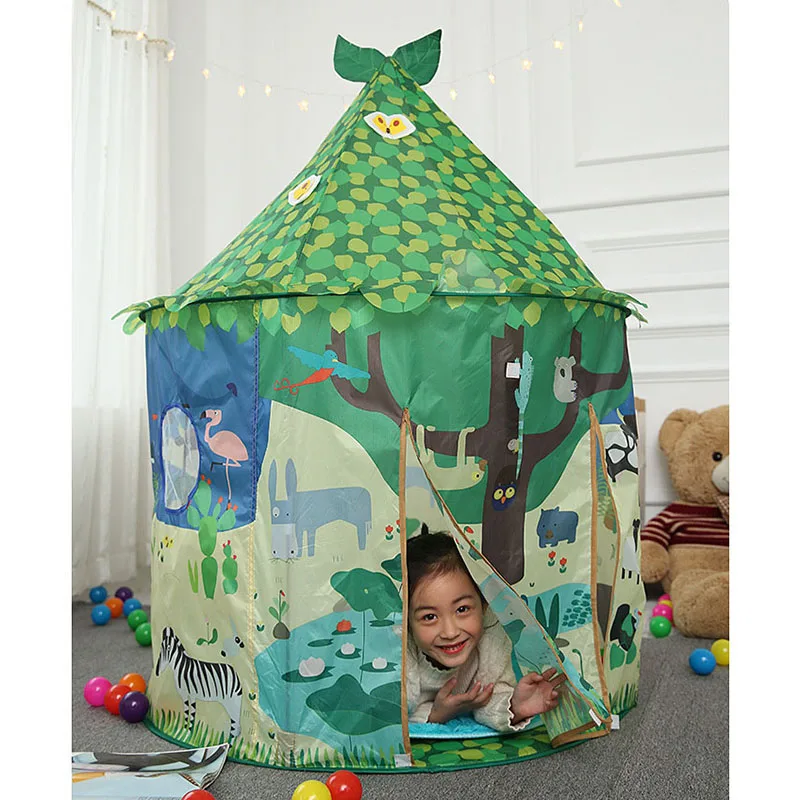 Portable Kids Play Tent Children Indoor Outdoor Ocean Ball Pool Folding Cubby Toys Castle Enfant Room House for Kids