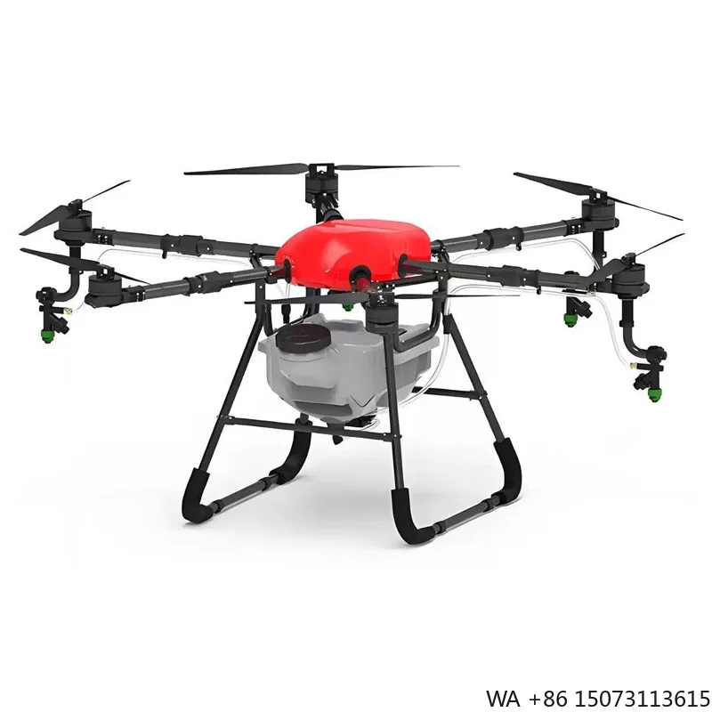 16L 6-Axis Agricultural UAV Frame, One-Key Takeoff/Landing for Farm Protection