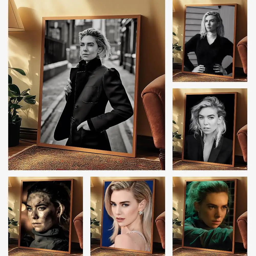 ملصق الممثلة V-فانيسا كيربي HD جدار لزج فني مقاوم للماء لغرفة المعيشة المنزلية وغرفة النوم والديكور الجمالي #4