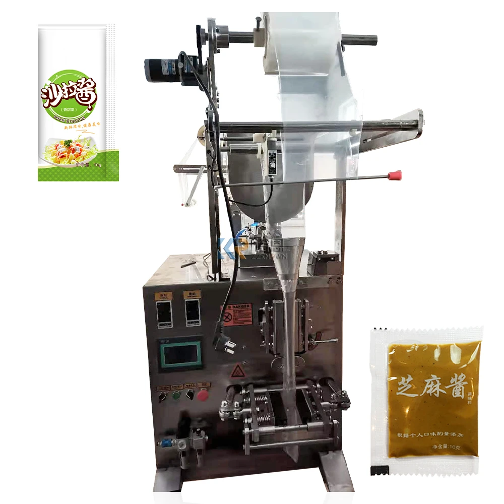 Automatic Sauce Liquid Ketchup Packaging Machine Face Cream Paste Honey Packing Machine Milk Liquid Filling Bag Sealer