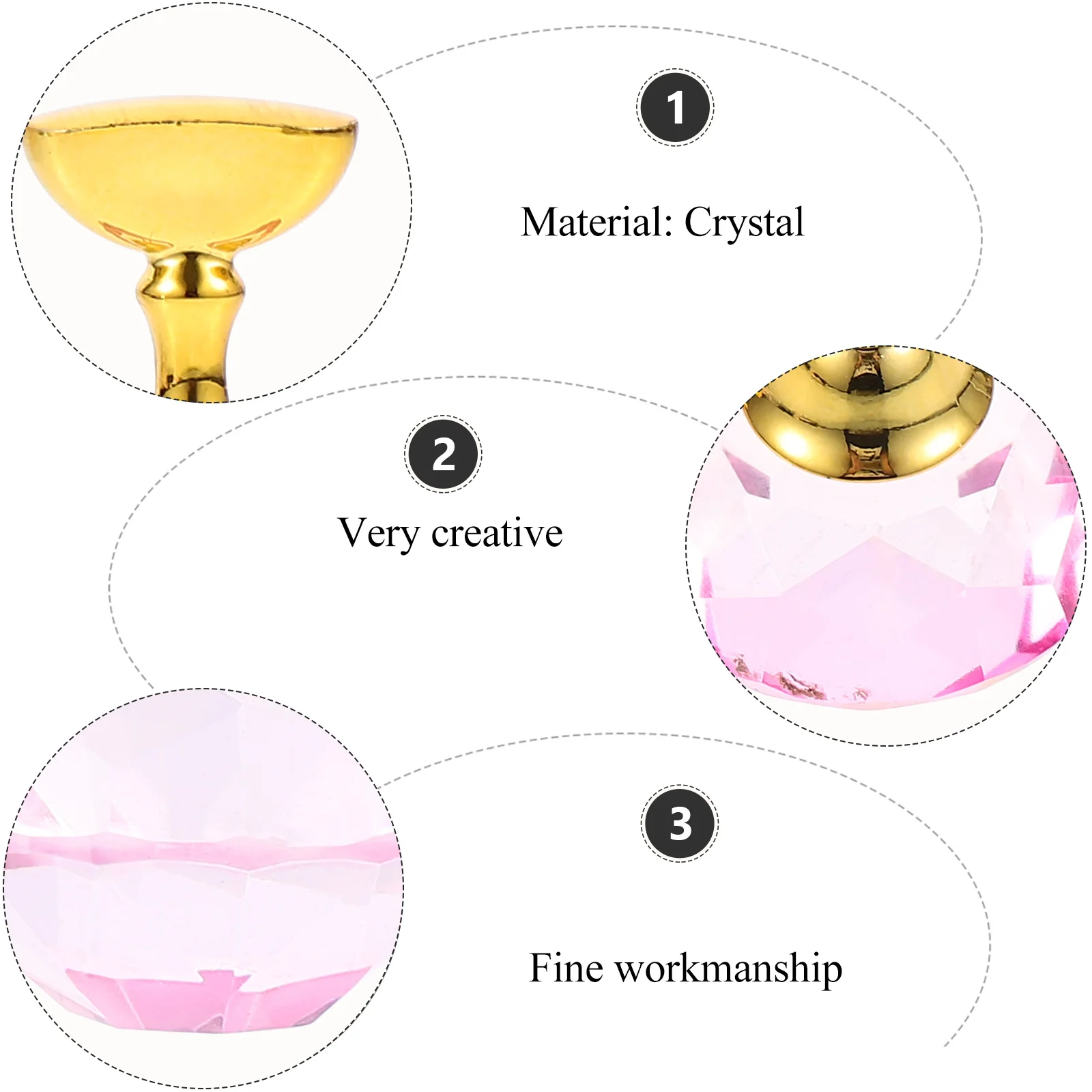 

1Set Magnetic Nail Practice Stand Pink Tip Display Holder for Nail Art Training Manicure Learning Tool Manicure Training Stand