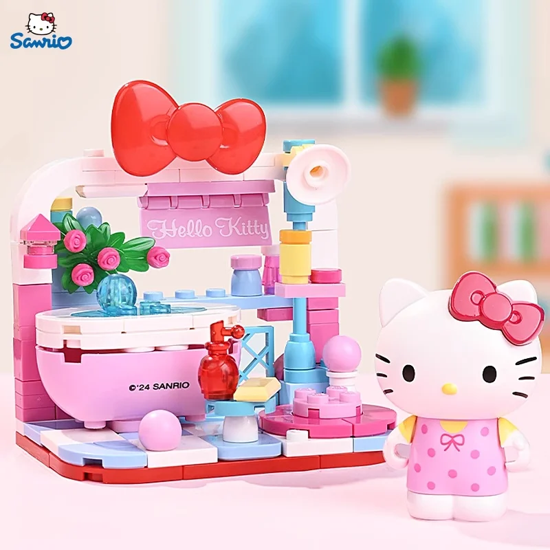 

Милая декоративная игрушка Miniso X Sanrio для домашней жизни, милая игрушка Hellokitty Mymelody Kuromi Cinnamoroll, помпон пурин, игрушка, подарок на день рождения