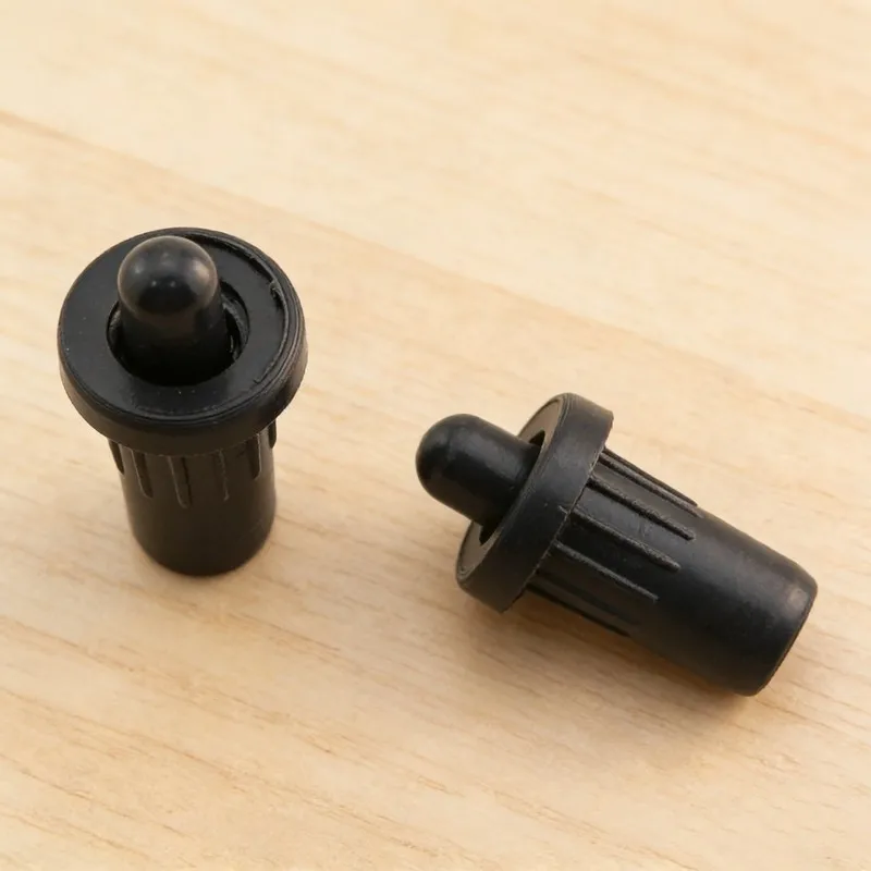 

110Pcs Black Cabinet Door Buffer Pins Telescopic for Blinds Mute Durable Simple Black Home Parts