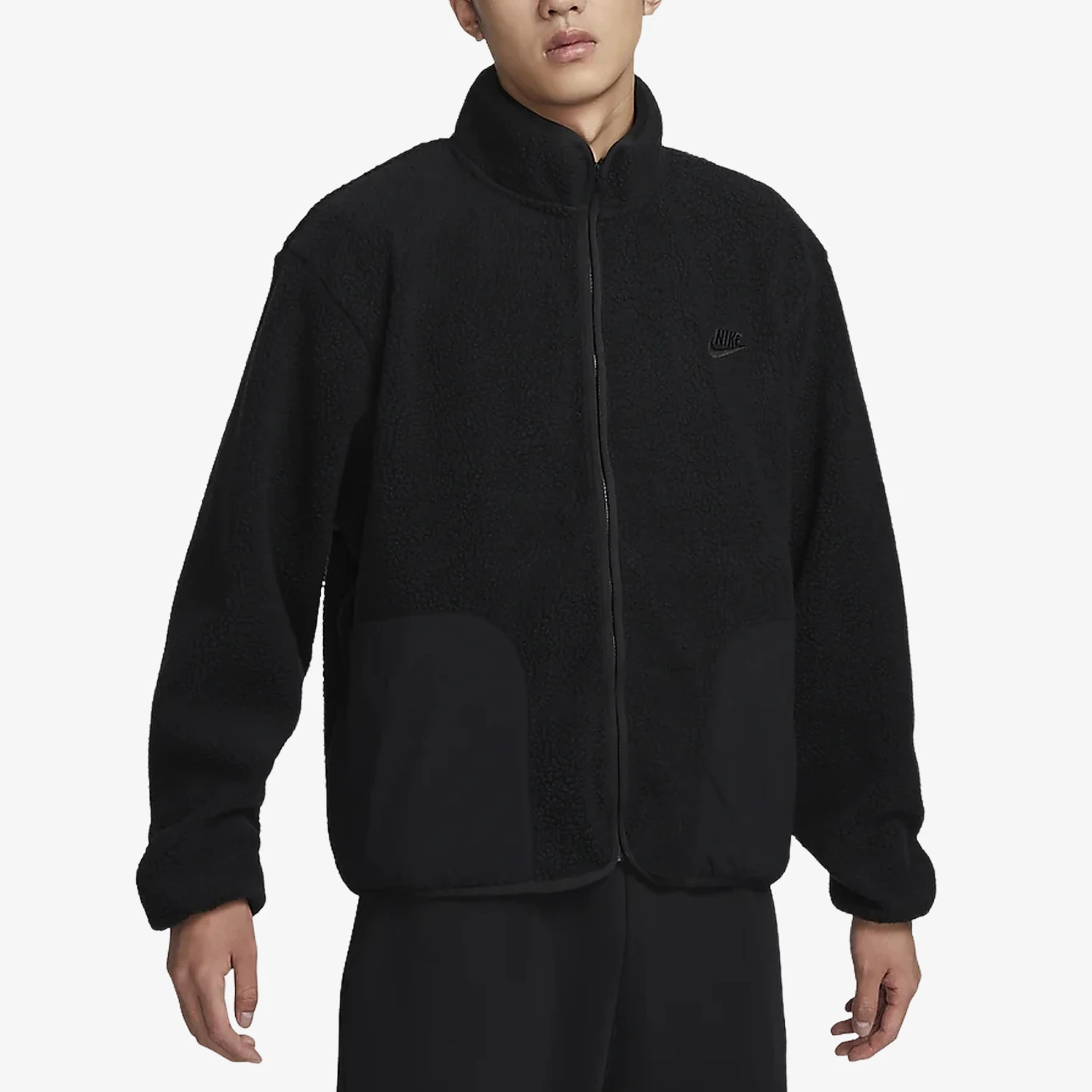 Nike genuine Fall New Men's Polar Fleece Jacket FB8387-010