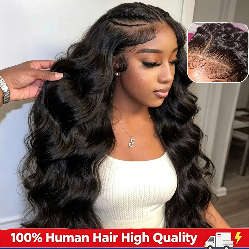 13x6 Hd Transparent Body Wave Lace Front Wig 30 40 Inch 360 13x4 Hd Lace Frontal Wigs Human Hair Wig Pre Plucked For Black Women