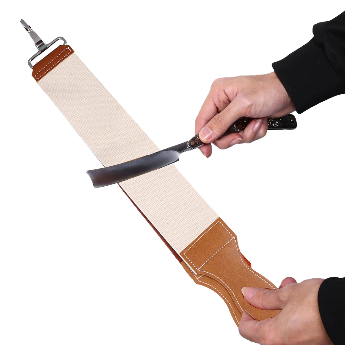 

Sharpening Cloth Strop Durable Cowhide Canvas Straps Hair Removal Tools Perfect Shaving Knives Scissors Blades