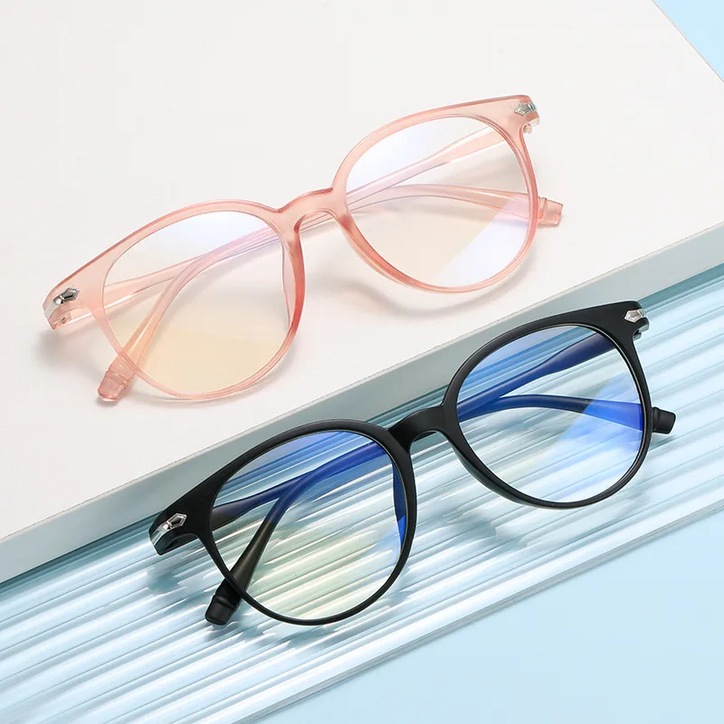 

Transparent Anti-blue light Glasses Frame Men Women Fake Glasses Vintage Optical Myopia Eyeglasses Frames Ladies Retro Eyewear