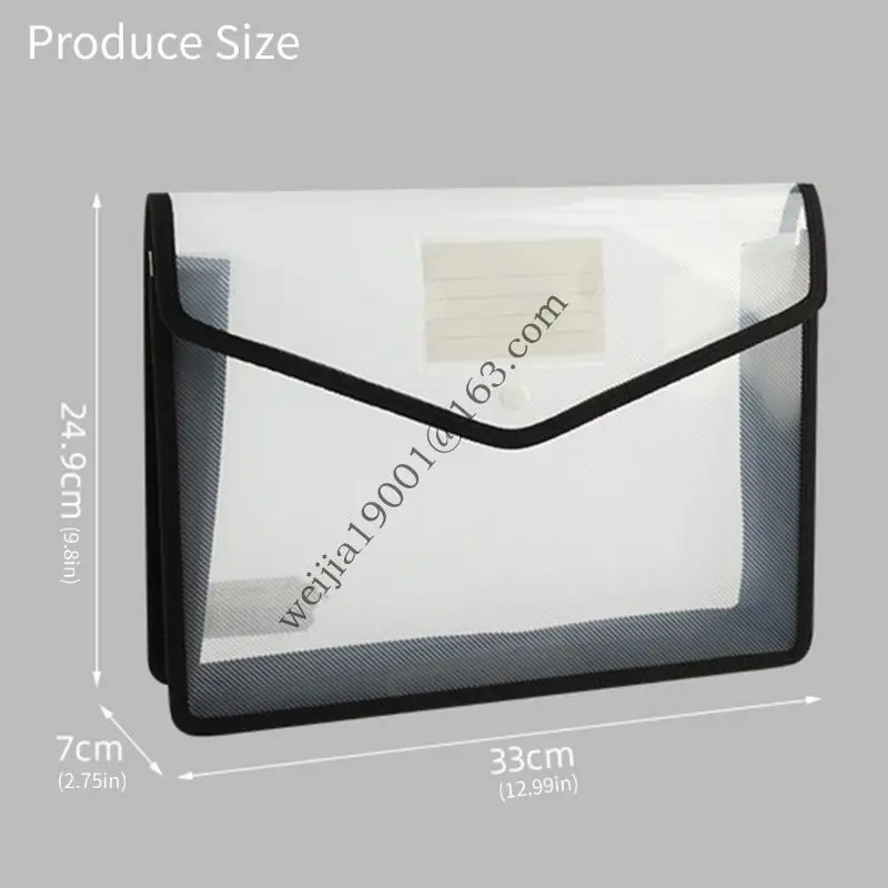 File Wallet Folder with Label Window Document Formizers File Pocket for Office .H05A