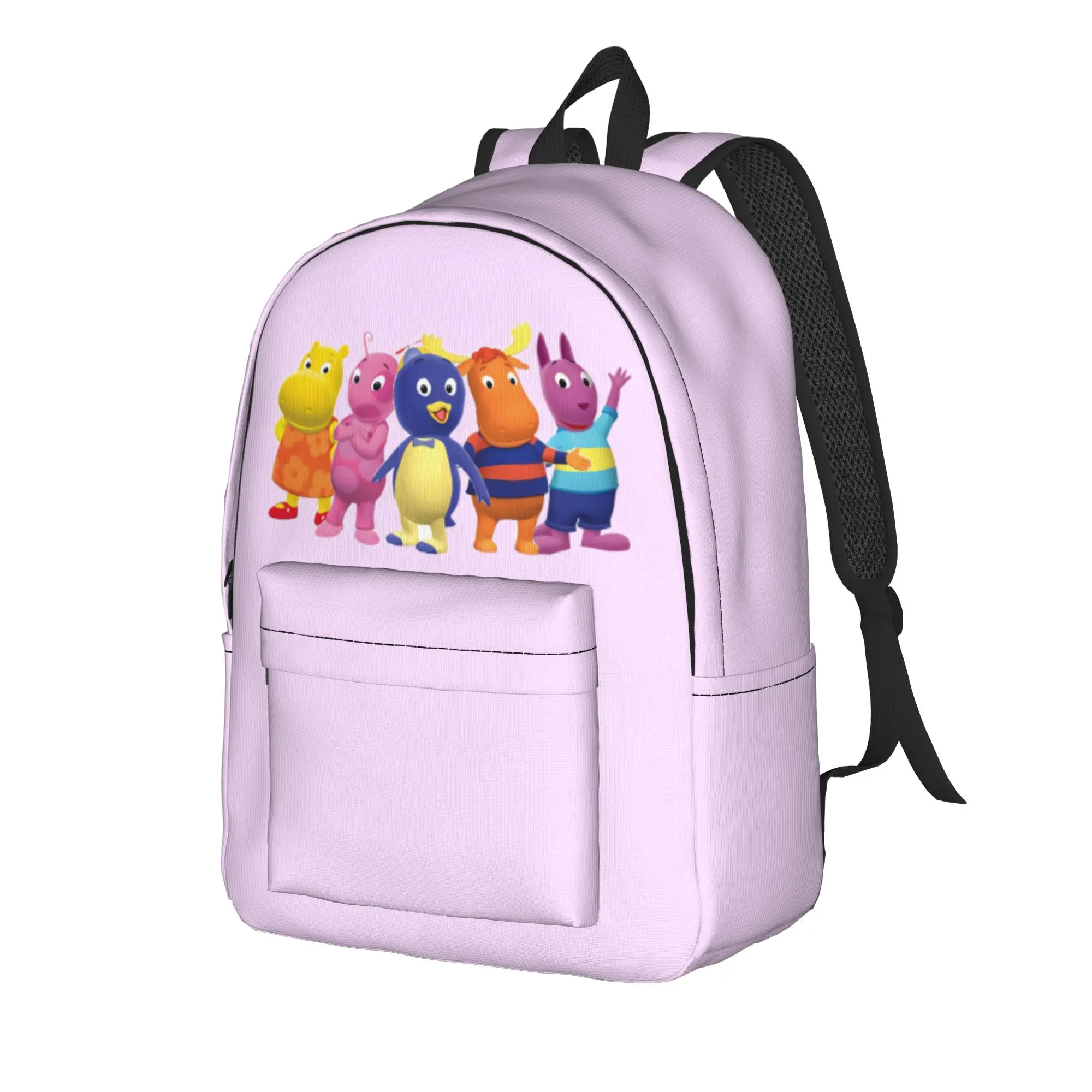 The Backyardigans Backpack  Style Backpacks Men College Pattern High School Bags Colorful Rucksack