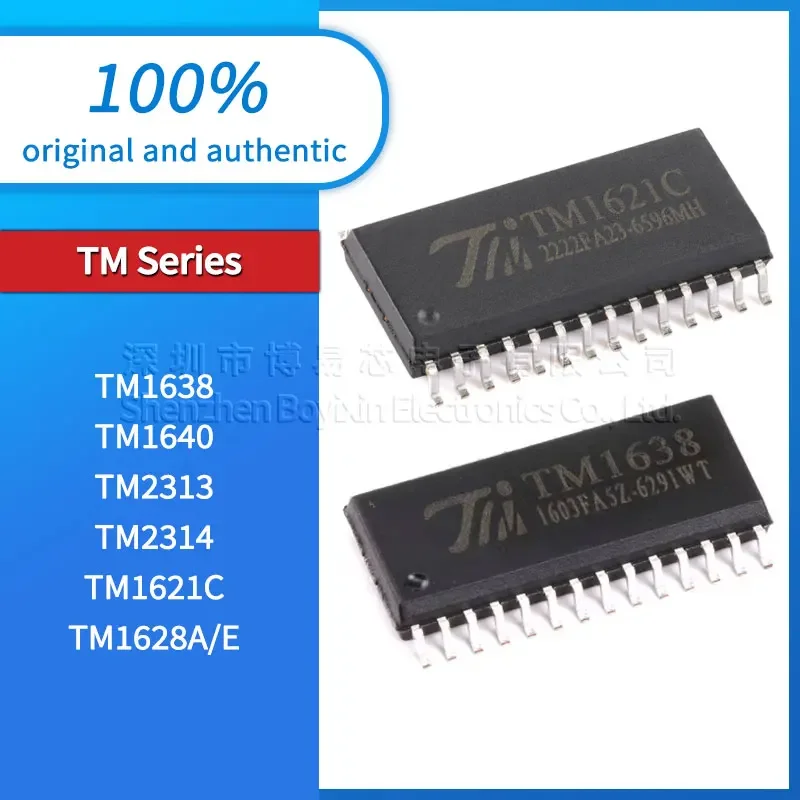 5Pcs original genuine TM1621C TM1628A/E TM1638 TM1640 TM2313 TM2314 new